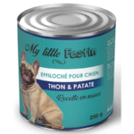 MY LITTLE FESTIN – Boîte pour chien – thon & patate – recette en sauce - 250 Gr